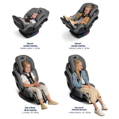 Silla Carro Nuna Exec Caviar 0 A 10 Años Fácil Instalación