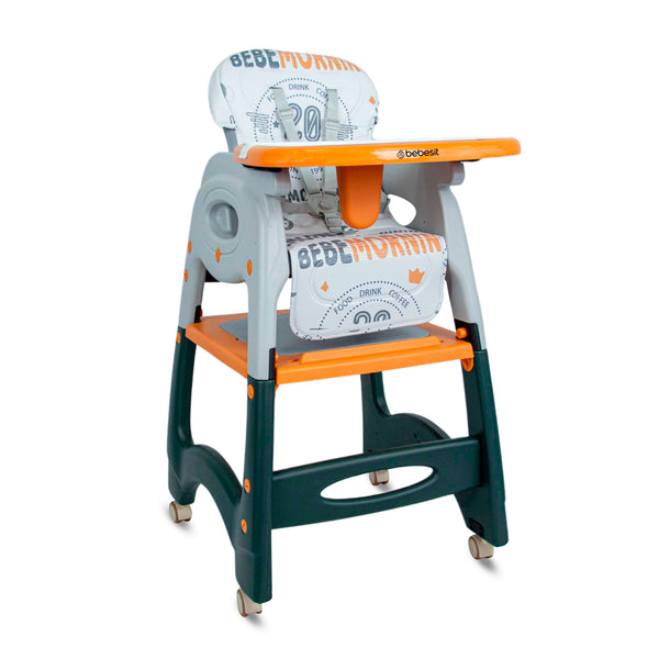 Silla Comedor Escritorio 2 en 1 Bebesit Duo