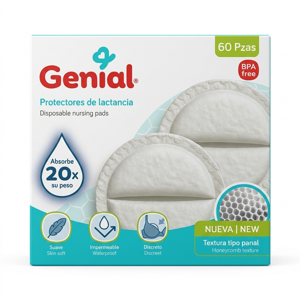 Protectores de Lactancia | Discos absorbentes desechables Genial