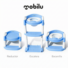 Escalera, reductor, inodoro 3 en 1 ajustable para Inodoro