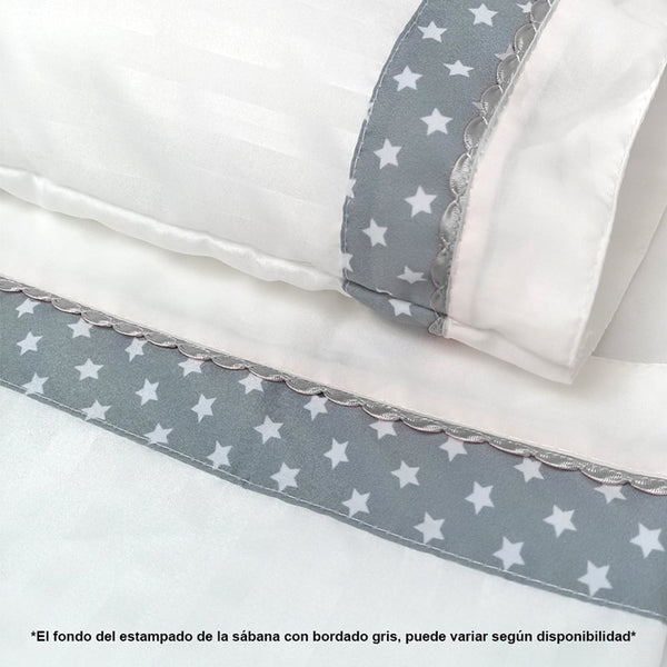 Set Sabanas Y Almohada Bebé Para Corral Toral