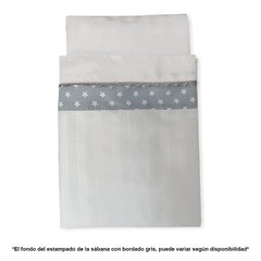 Set Sabanas Y Almohada Bebé Para Corral Toral