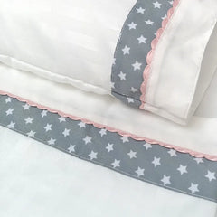 Set Sabanas Y Almohada Bebé Para Corral Toral
