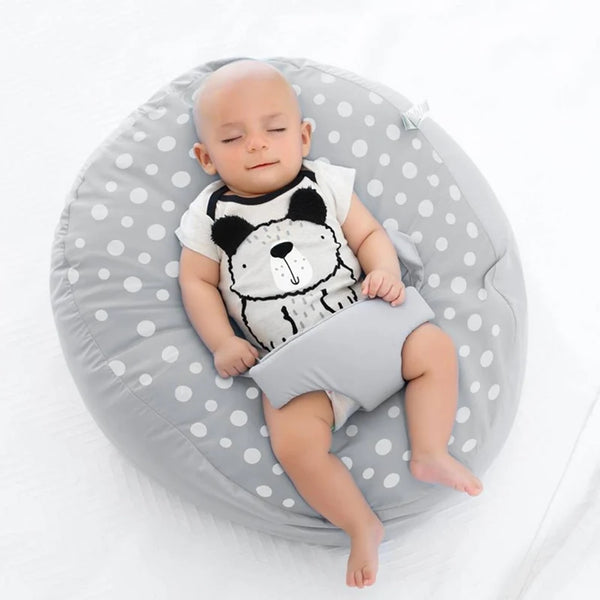 Almohada de Lactancia y Embarazo Multifuncional Extensible Gris Nubba