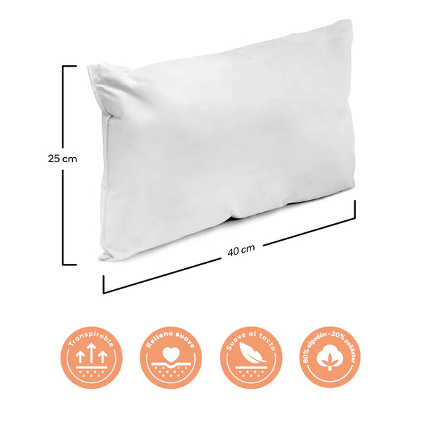 Duo de almohadas para bebé suaves y livianas Toral