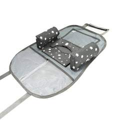Organizador para el asiento trasero del carro con porta tablet y/o celular