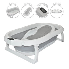 Bañera Plegable Para Bebé Con Hamaca en silicona Priori Ocean