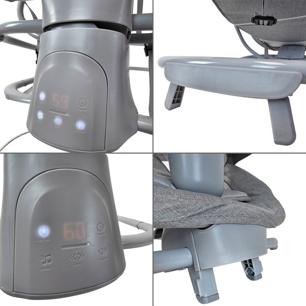 Silla Mecedora Eléctrica 4 en 1 Columpio Priori