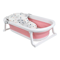 Bañera Plegable Bebé Con Termometro + Cojin De Baño