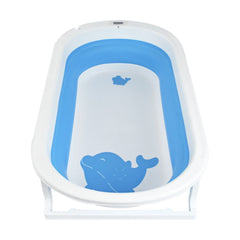 Bañera Plegable Bebé Con Termometro + Cojin De Baño