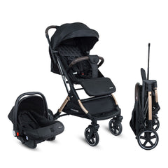 Coche Travel System Tipo Maleta Pixel con Porta Bebé Bebesit