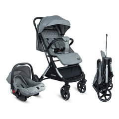 Coche Travel System Tipo Maleta Pixel con Porta Bebé Bebesit