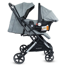 Coche Travel System Tipo Maleta Pixel con Porta Bebé Bebesit