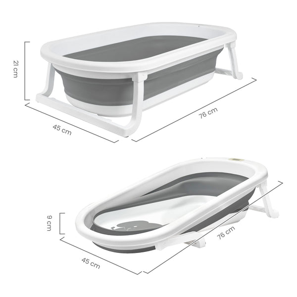 Bañera Plegable Bebé Termometro Cojin De Baño POL Premium Baby