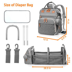 Pañalera Multifuncional Cambiador Extensible Good Mom
