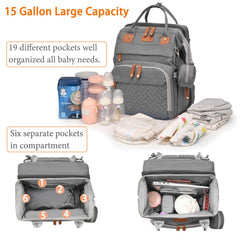 Pañalera Multifuncional Cambiador Extensible Good Mom