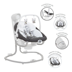 Columpio Eléctrico Mecedora Para Bebe 2 En 1 Joie Serina