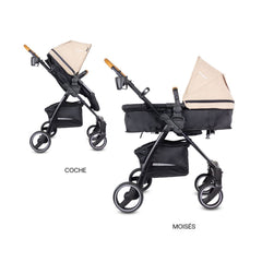 Coche Moises y Paseador 2 en 1 Alfa Bebesit