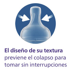 Set X 3 Teteros Anticólico de 4, 9 Y 11 Onzas Avent Azul