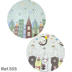 Tapete Plegable Gateo Bebe Extra Grande Doble Faz Portátil 2 x 1,80 metros