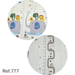Tapete Plegable Gateo Bebe Extra Grande Doble Faz Portátil 2 x 1,80 metros