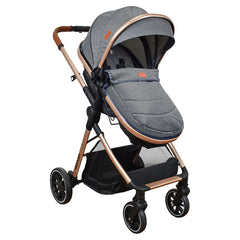 Coche Moises con Portabebé y Base Travel System Ventura Priori (Onix)