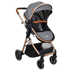 Coche Moises con Portabebé y Base Travel System Ventura Priori (Onix)