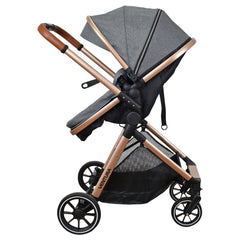 Coche Moises con Portabebé y Base Travel System Ventura Priori (Onix)