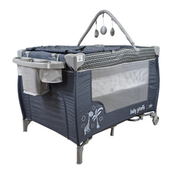 Cuna Corral y Gimnasio 3 en 1 Para Bebé  Happy Baby Miami