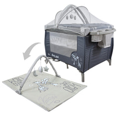 Cuna Corral y Gimnasio 3 en 1 Para Bebé  Happy Baby Miami