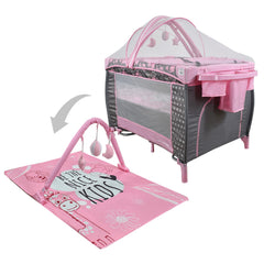Cuna Corral y Gimnasio 3 en 1 Para Bebé  Happy Baby Miami