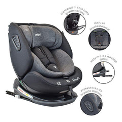 Silla Para Carro Priori I Hero 360° Con Isofix