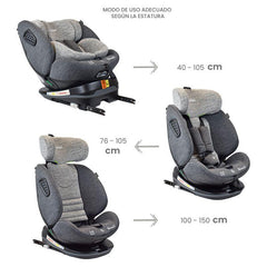 Silla Para Carro Priori I Hero 360° Con Isofix