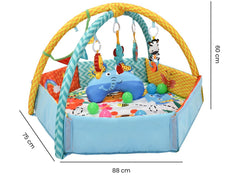 Gimnasio de Actividades y Piscina de pelotas con 30 pelotas Premium Baby