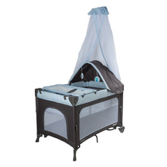 Cuna Corral y Colecho 3 en 1 eBaby Toldillo alto y mecedora