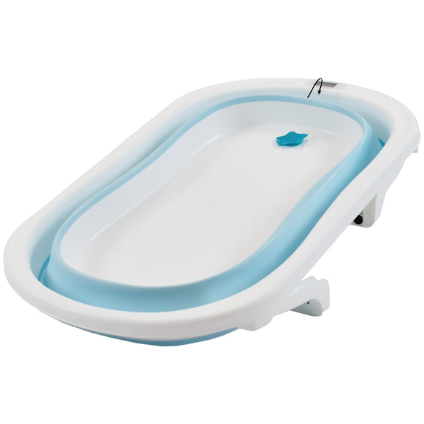 Bañera Plegable Con Ducha Cojín Y Termómetro Hawai Plus