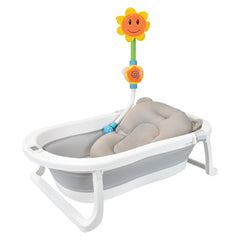 Bañera Plegable Con Ducha Cojín Y Termómetro Hawai Plus