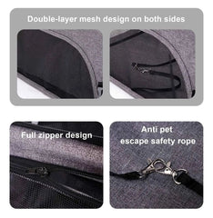Coche Doble de Lujo para Mascotas - Plegable, Todo Terreno y con Cabinas Independientes