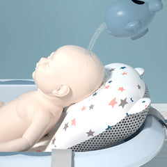 Bañera plegable con termómetro, hamaca, tacita y desagüe