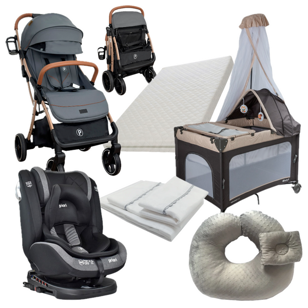 ¡COMBO NOVA! Coche Maleta +Silla de Carro + Corral Colecho + Colchón + Sábana +Plástico+Dona
