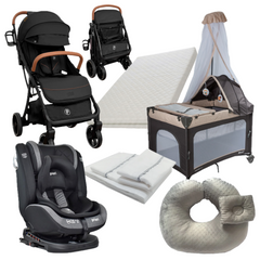 ¡COMBO NOVA! Coche Maleta +Silla de Carro + Corral Colecho + Colchón + Sábana +Plástico+Dona