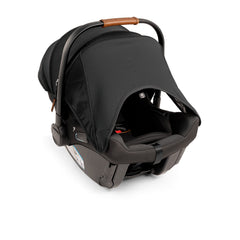 Coche Nuna TRVL Caviar + Pipa Ultracompacto