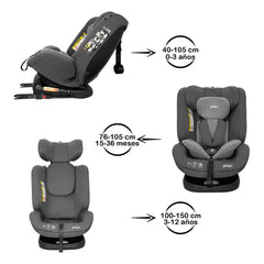 Silla para Carro Priori First 360° i-Size R129/04 con ISOFIX | 40–150 cm