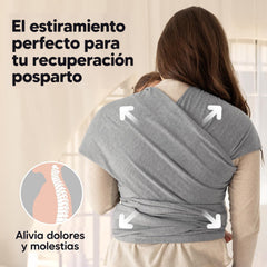 Fular Cargador Para Bebe Ergonómico Nubba 3 a 13 kg