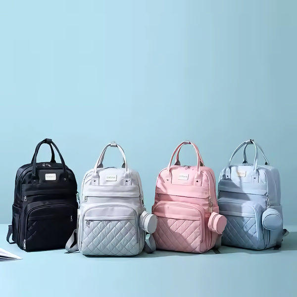 Pañalera Multifuncional para bebé Impermeable con Cambiador