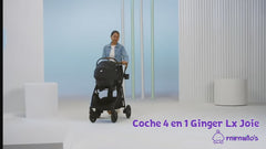 Coche, Moises, Paseador, Silla para carro con Isofix - 4 en 1 Ginger™ LX Mocha Joie