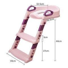 Escalera Ajustable Bebé Inodoro Entrenador Acolchado