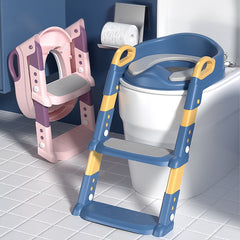Escalera Ajustable Bebé Inodoro Entrenador Acolchado