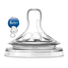 Chupos Tetina Natural Avent 6m+ Y Bebidas Espesas