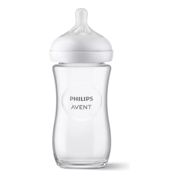 Tetero Bebé Avent Natural Response 8 Oz Vidrio 3.0